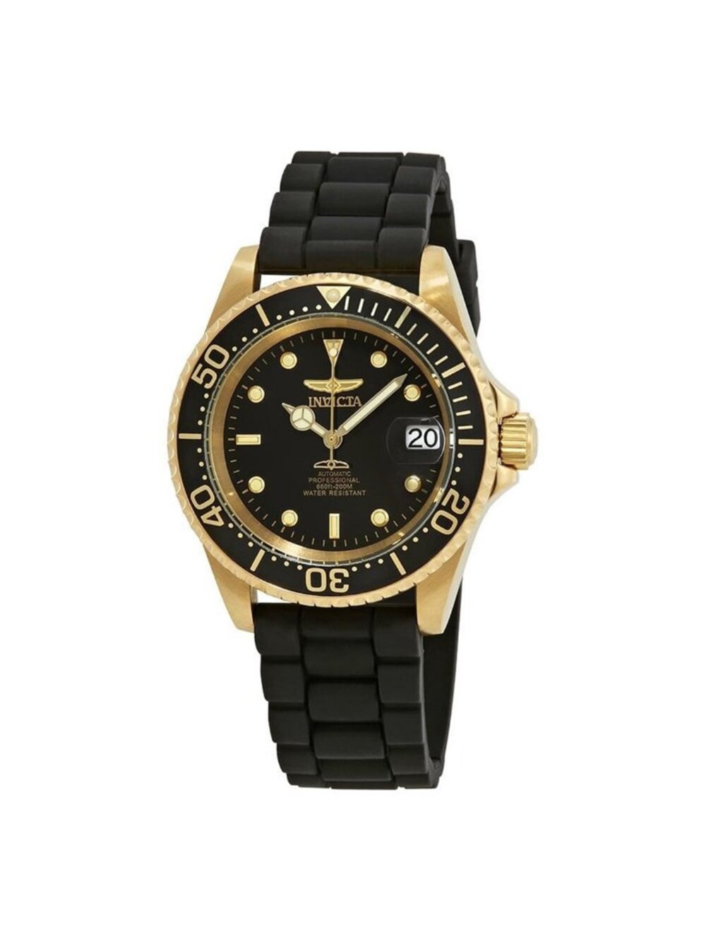 NWT Invicta Pro Diver Automatic Black Dial Men's Watch